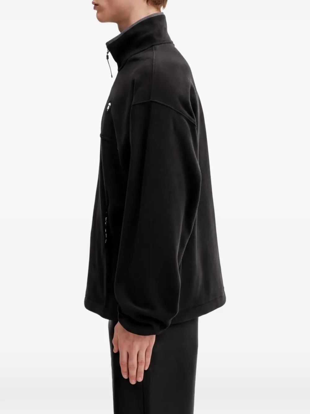 AAPE BY *A BATHING APE zip-up logo-detail sweatshirt Zwart