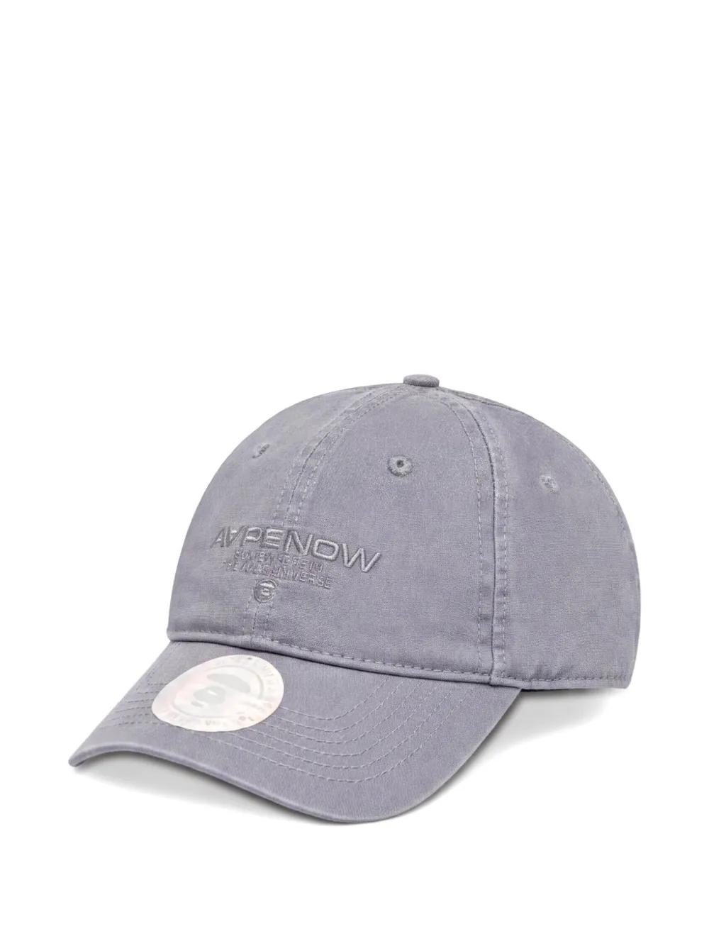 AAPE BY *A BATHING APE® logo-embroidered baseball cap - Grigio