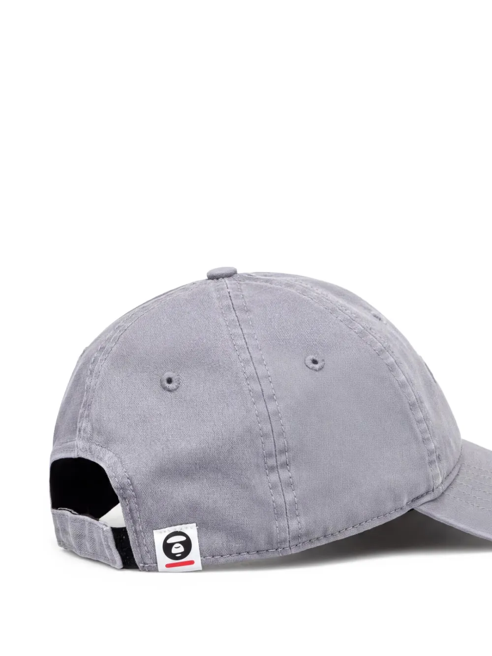 AAPE BY *A BATHING APE Honkbalpet met geborduurd logo Grijs