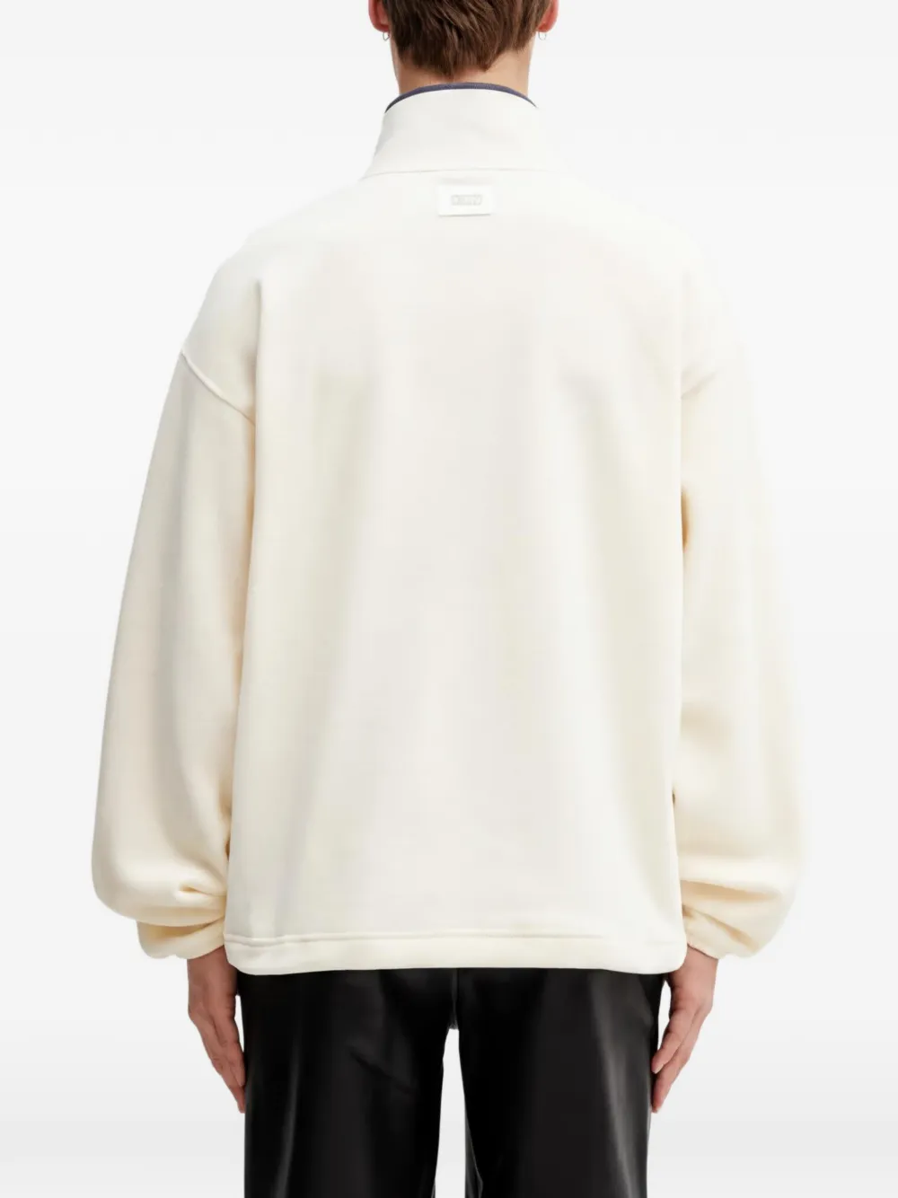 AAPE BY *A BATHING APE Sweater met halve rits Beige