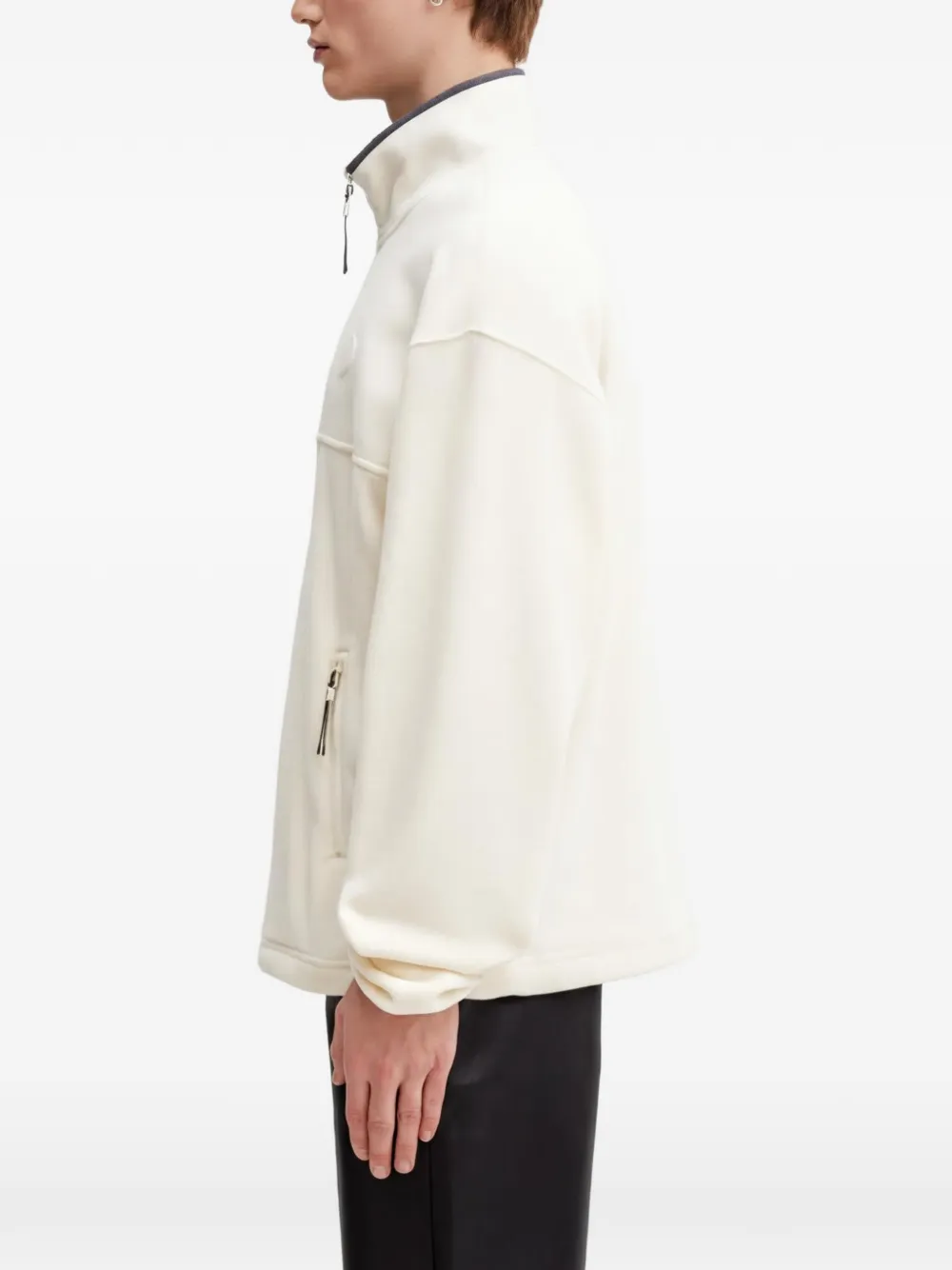 AAPE BY *A BATHING APE Sweater met halve rits Beige