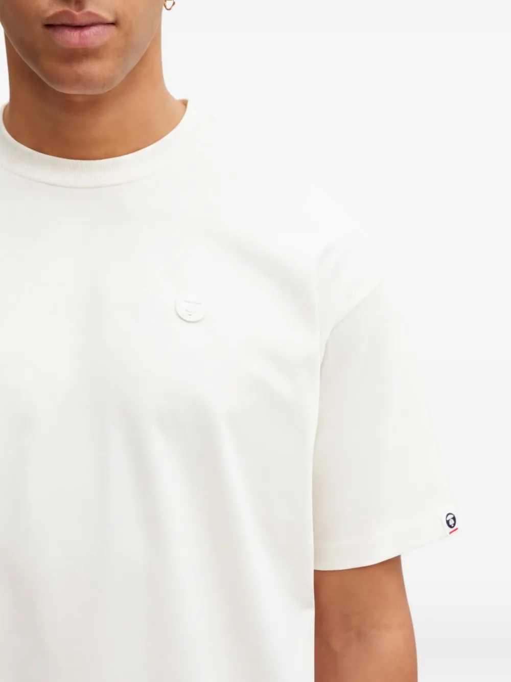 AAPE BY *A BATHING APE T-shirt met logo Wit