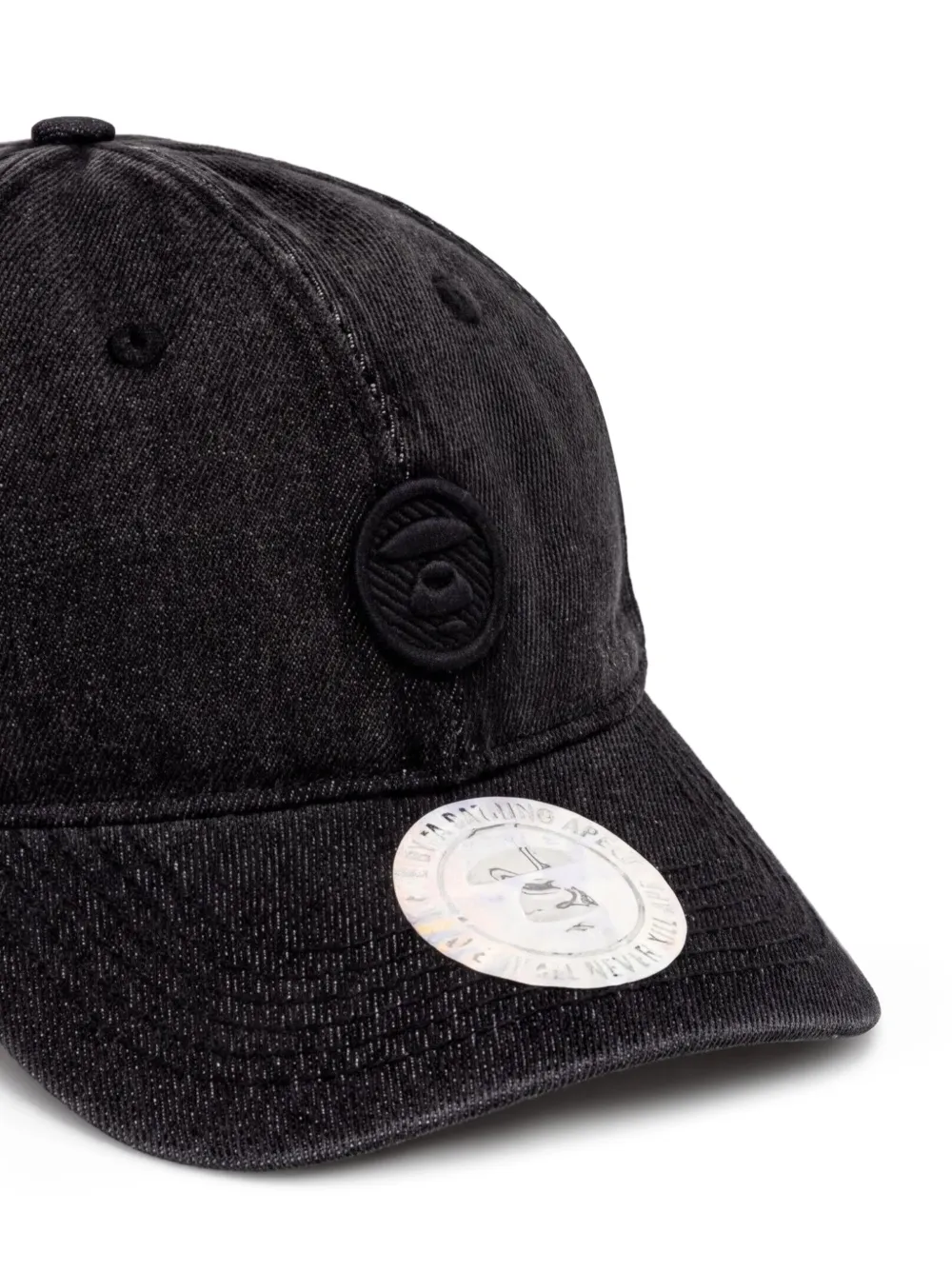 AAPE BY *A BATHING APE Pet met patch-applicatie Zwart