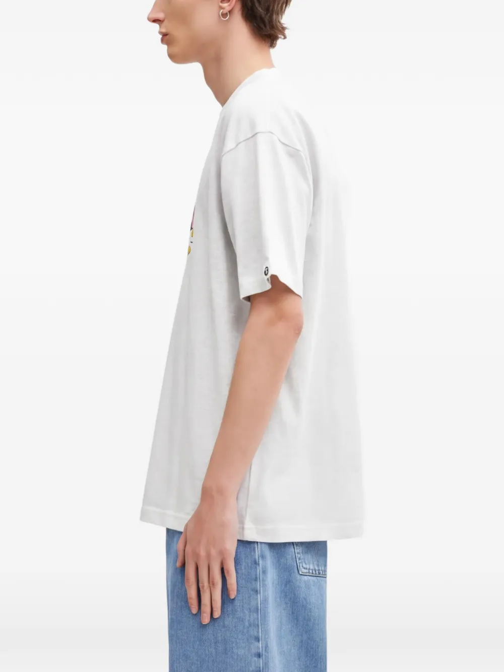 AAPE BY *A BATHING APE T-shirt met print Grijs