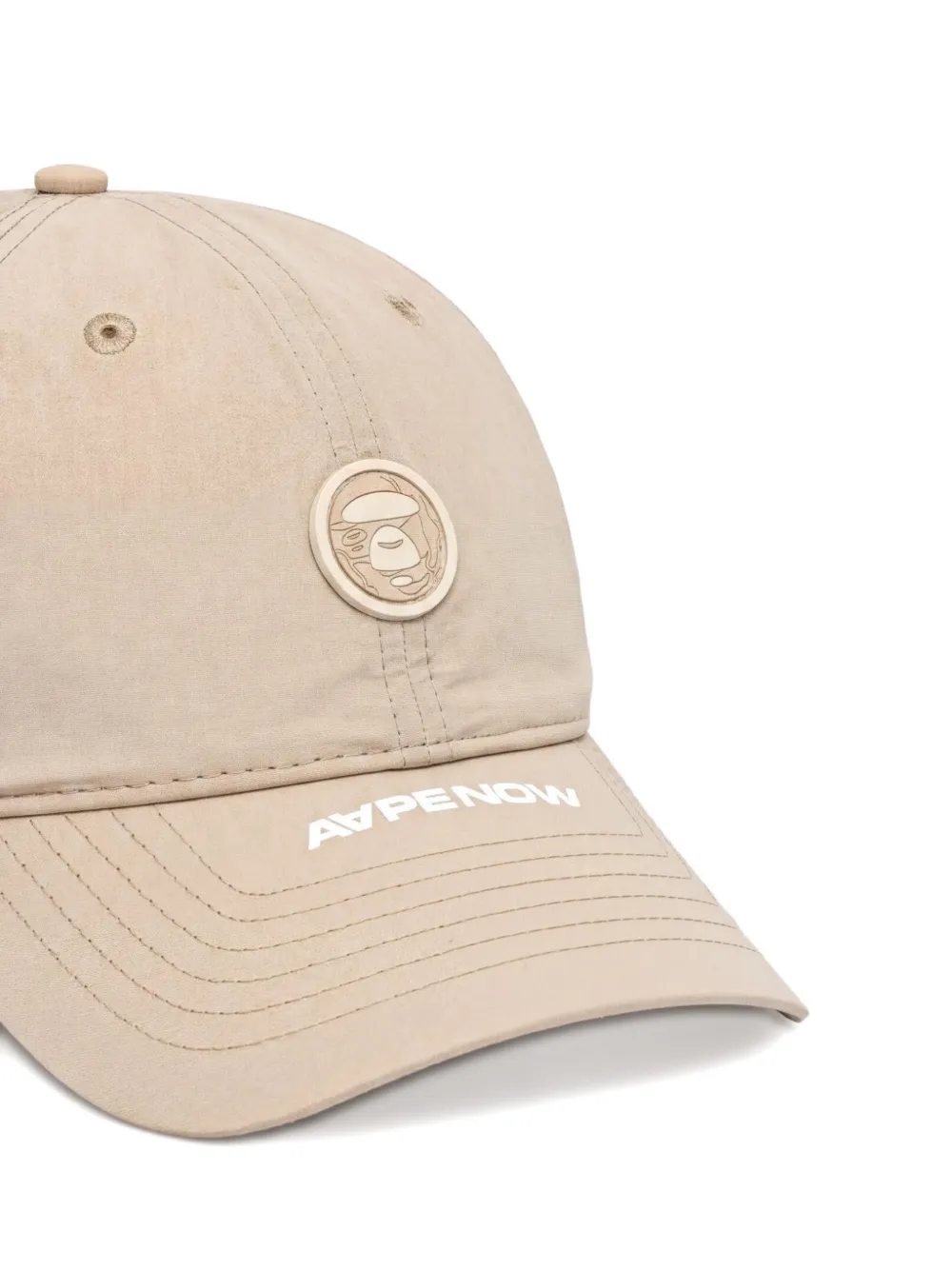 AAPE BY *A BATHING APE Pet met logopatch Beige
