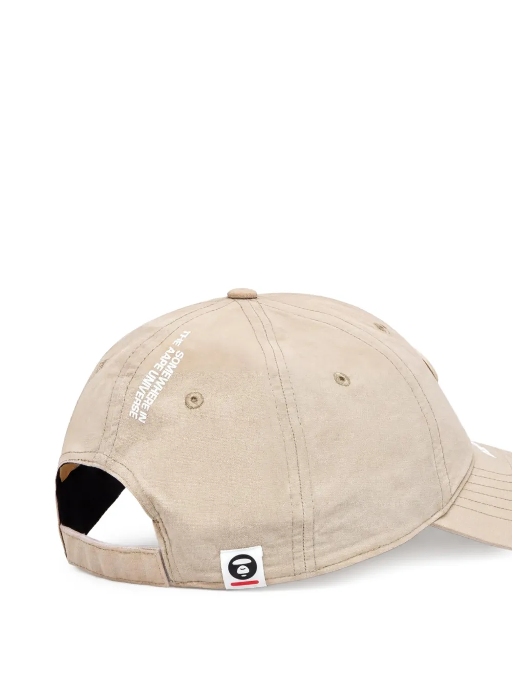 AAPE BY *A BATHING APE Pet met logopatch Beige