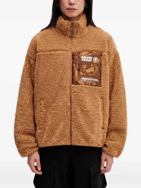 AAPE BY *A BATHING APE® zip-up fleece sweatshirt