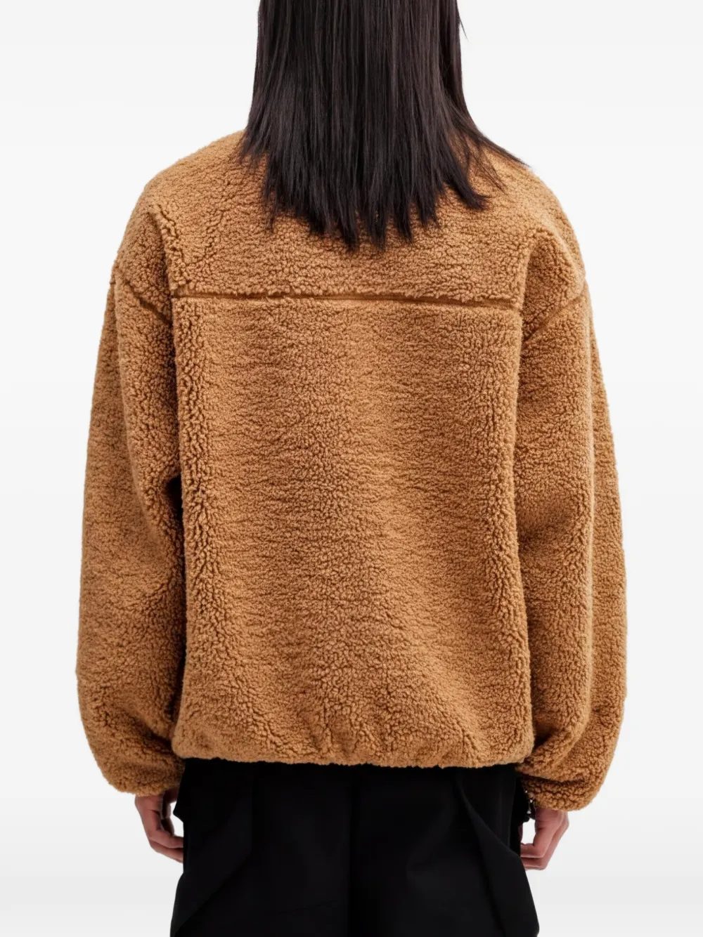 AAPE BY *A BATHING APE zip-up fleece sweatshirt Bruin