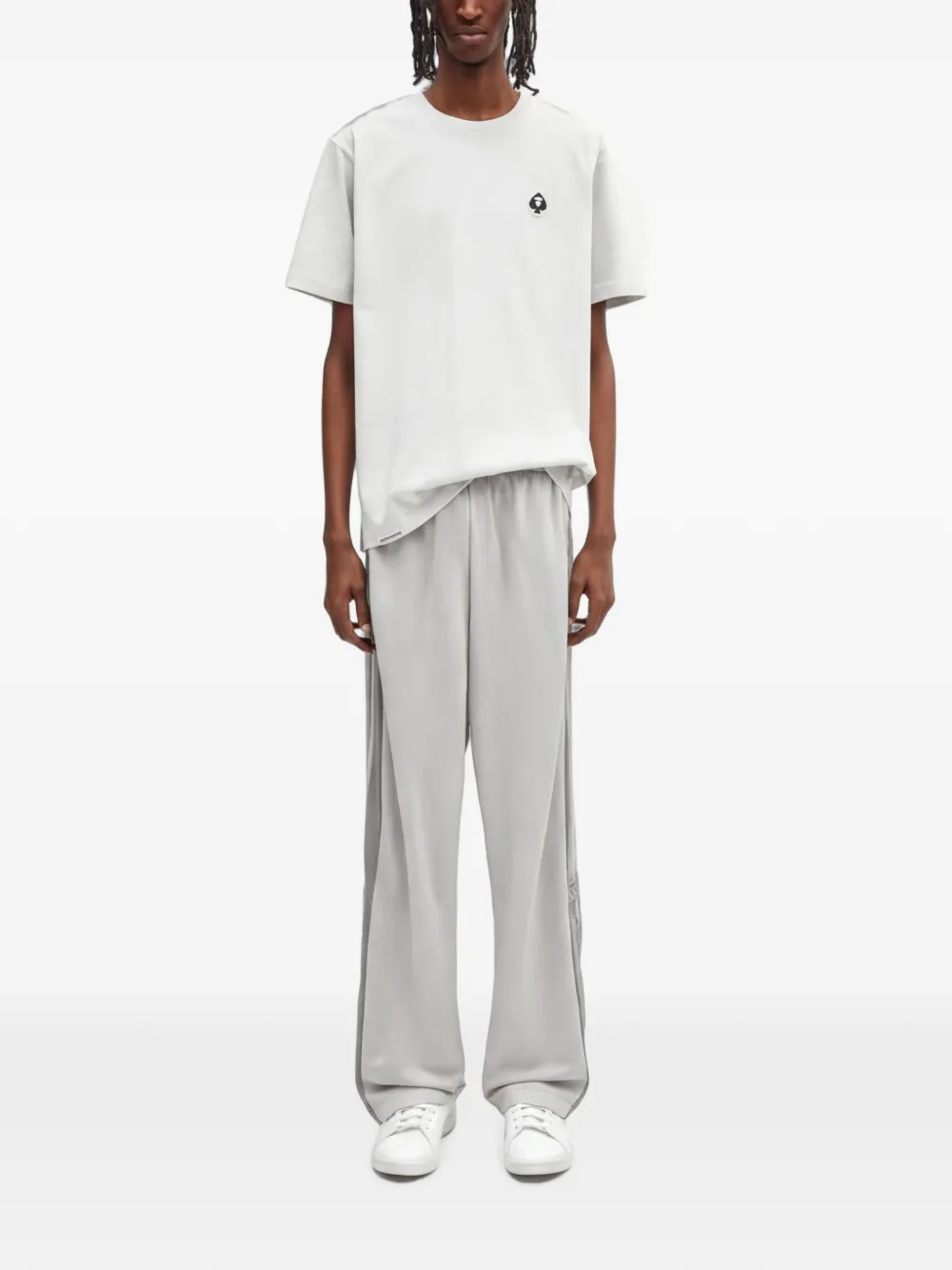 AAPE BY *A BATHING APE T-shirt met logopatch Grijs