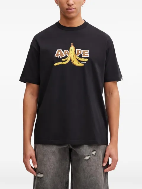 AAPE BY *A BATHING APE® camiseta con plátanos estampados