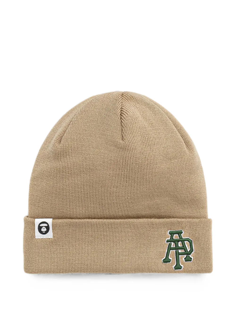 AAPE BY *A BATHING APE® logo-embroidered beanie hat - Toni neutri