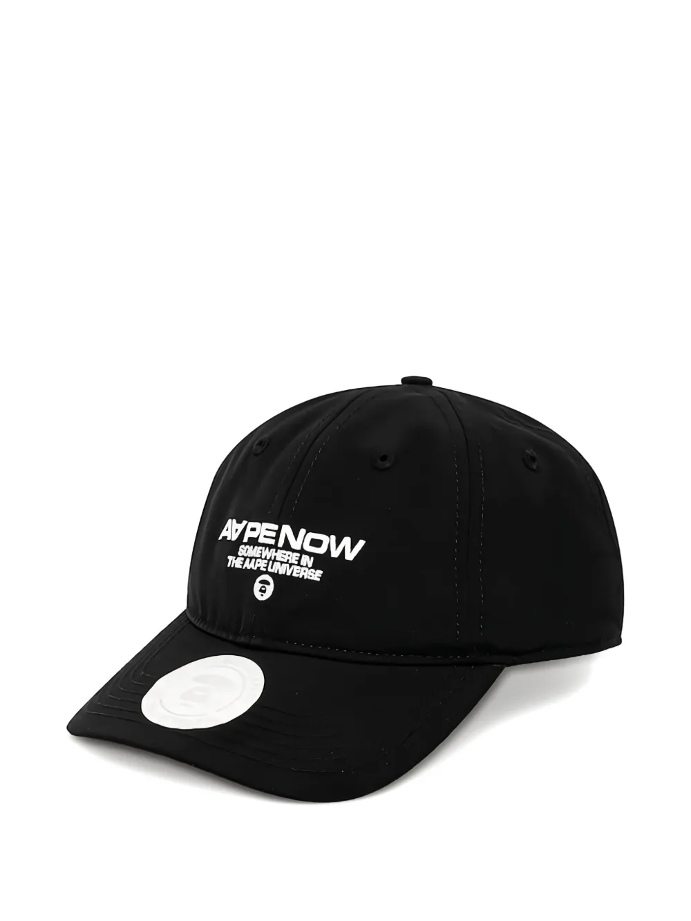 AAPE BY *A BATHING APE® Now logo-embroidery baseball cap - Nero