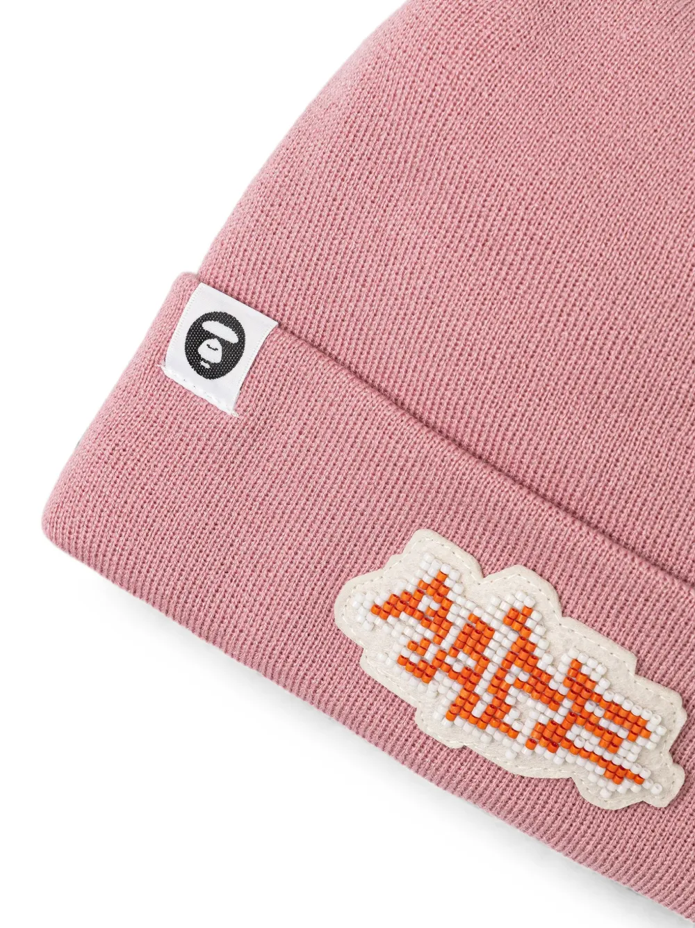 AAPE BY *A BATHING APE Muts met logopatch Roze