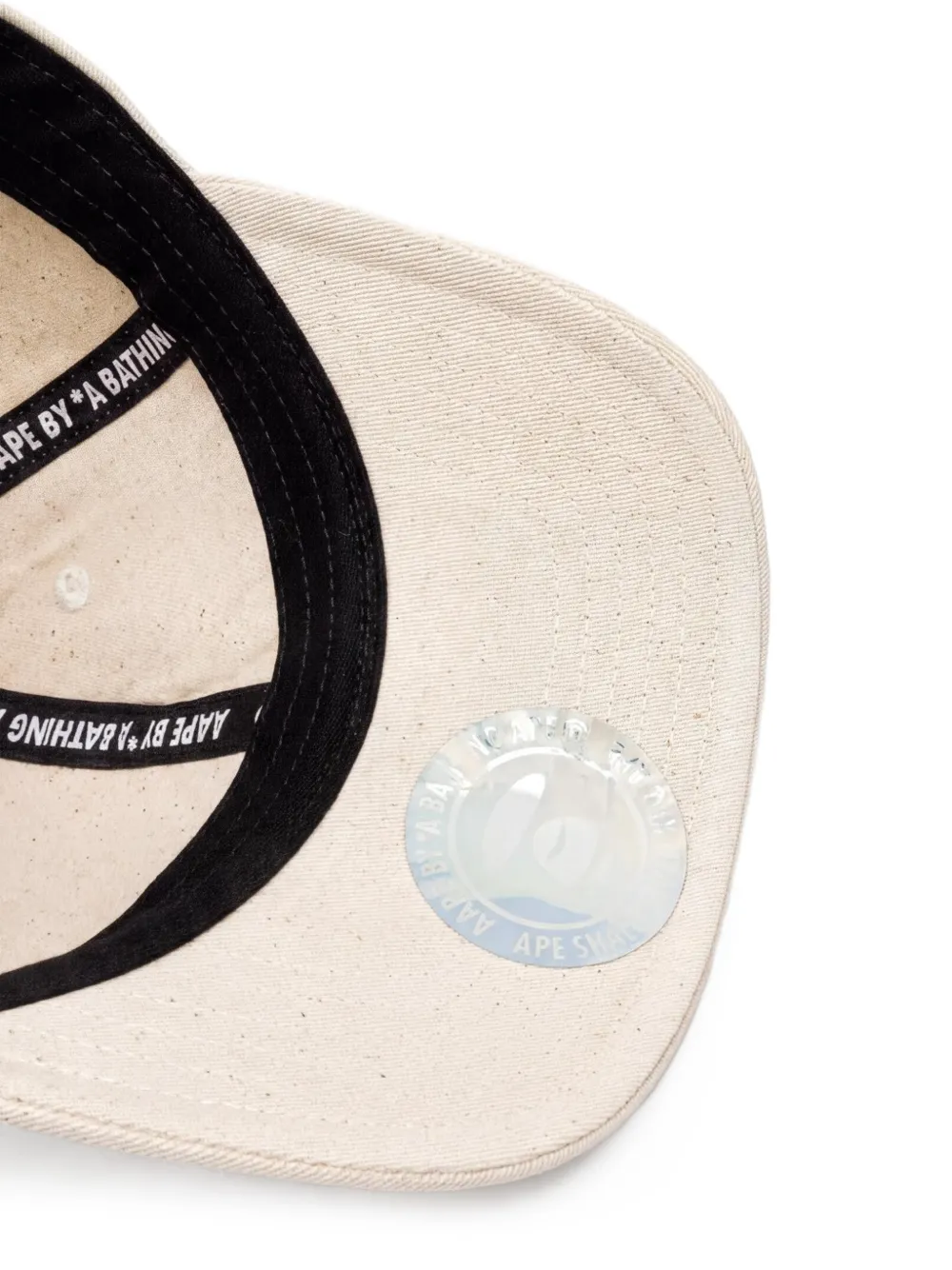 AAPE BY *A BATHING APE Pet met letter-detail Beige