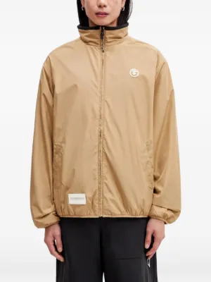 District Vision x Massimo Osti Logo Hooded Jacket | Grey | FARFETCH AZ