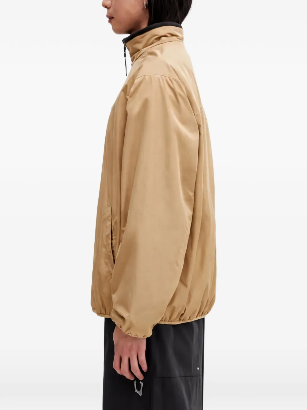 AAPE BY *A BATHING APE Omkeerbaard trainingsjack Beige