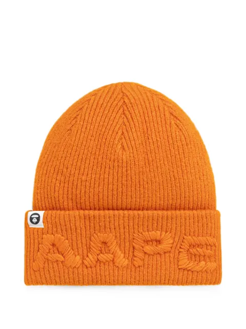 AAPE BY *A BATHING APE® logo-embroidered beanie hat