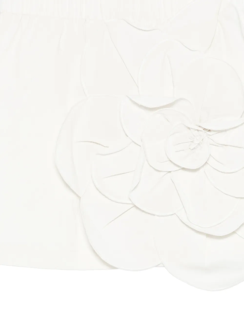  Douuod Kids Floral-appliqué Skirt - White 