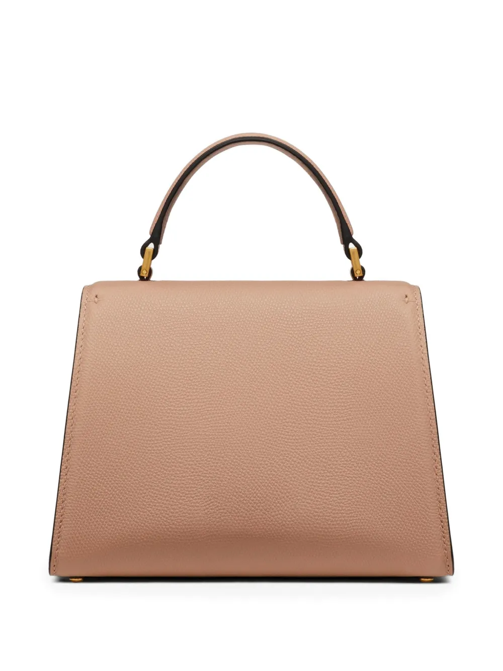 Valentino Garavani Vsling kleine handtas van korrelig kalfsleer Beige