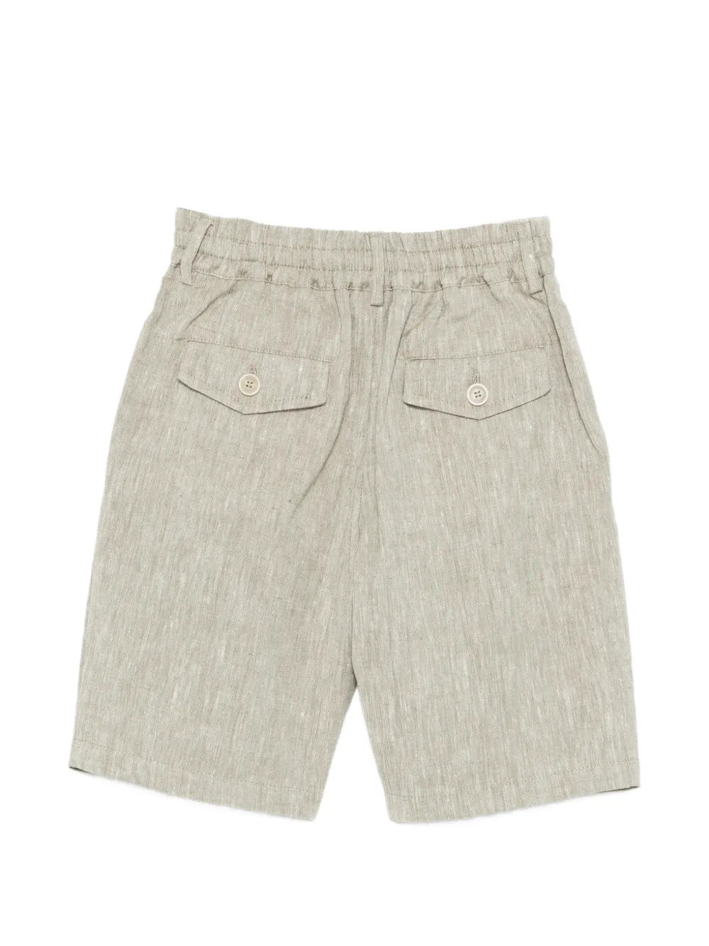  Eleventy Kids Elasticated-waistband Shorts - Green 