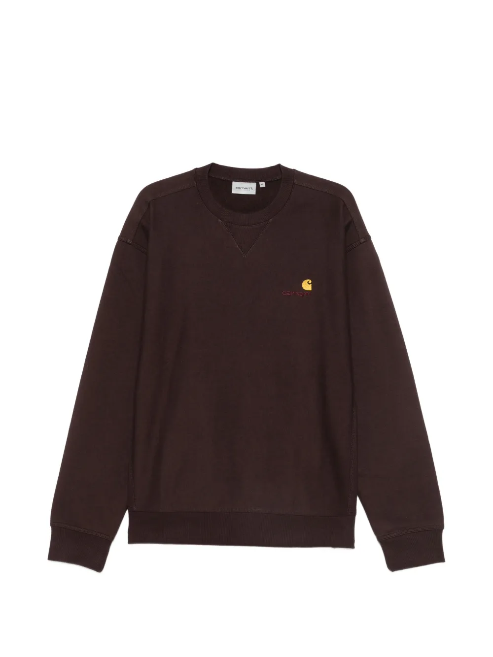 Carhartt WIP Sweatshirt mit Logo-Stickerei - Braun