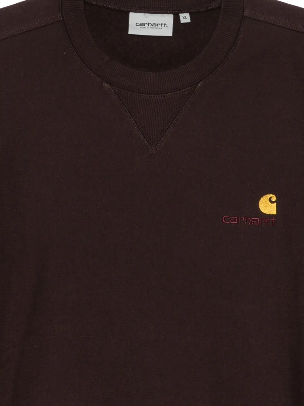 Carhartt WIP Sweater met geborduurd logo Bruin