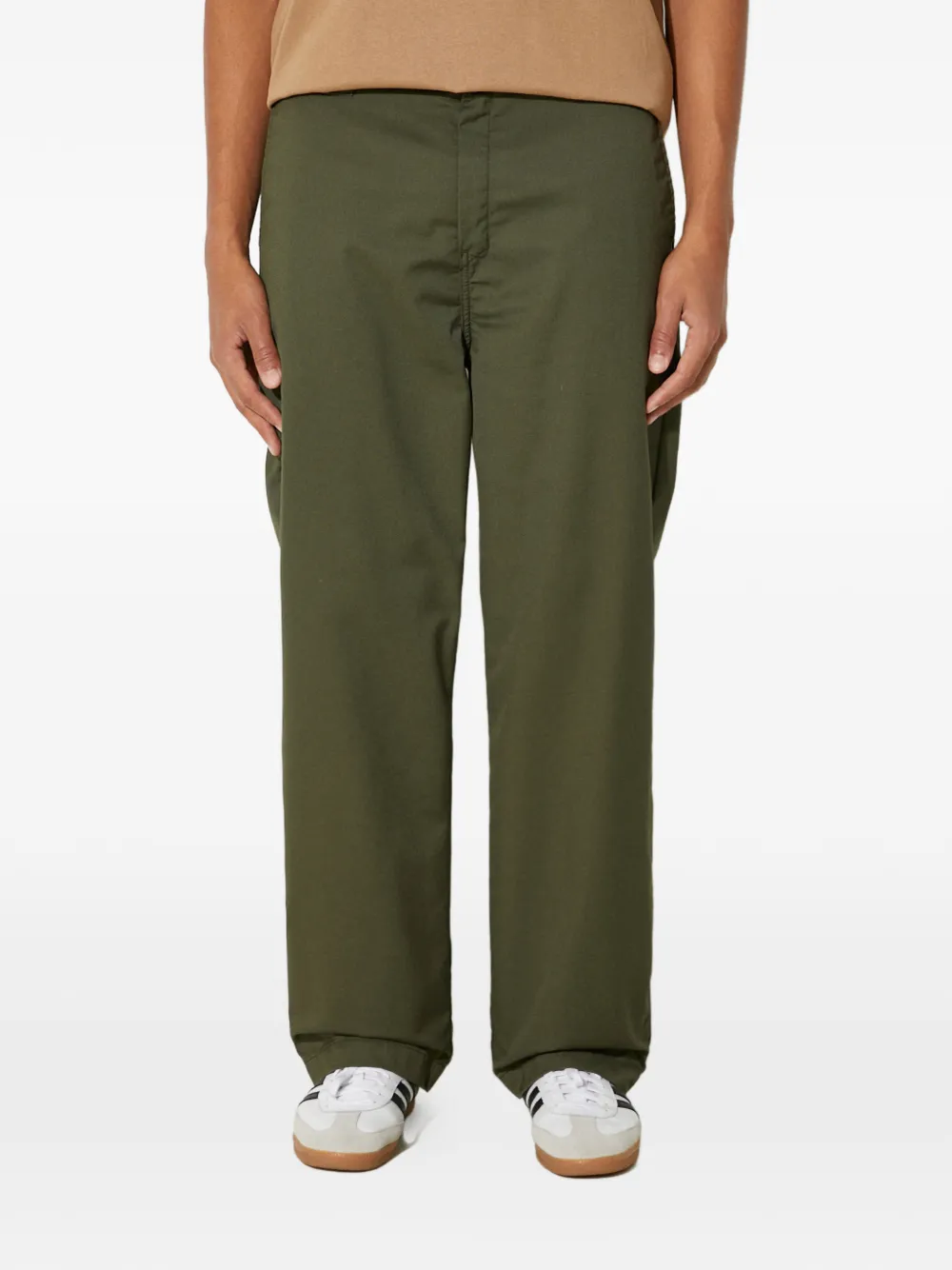 Carhartt WIP Broek met logopatch Groen