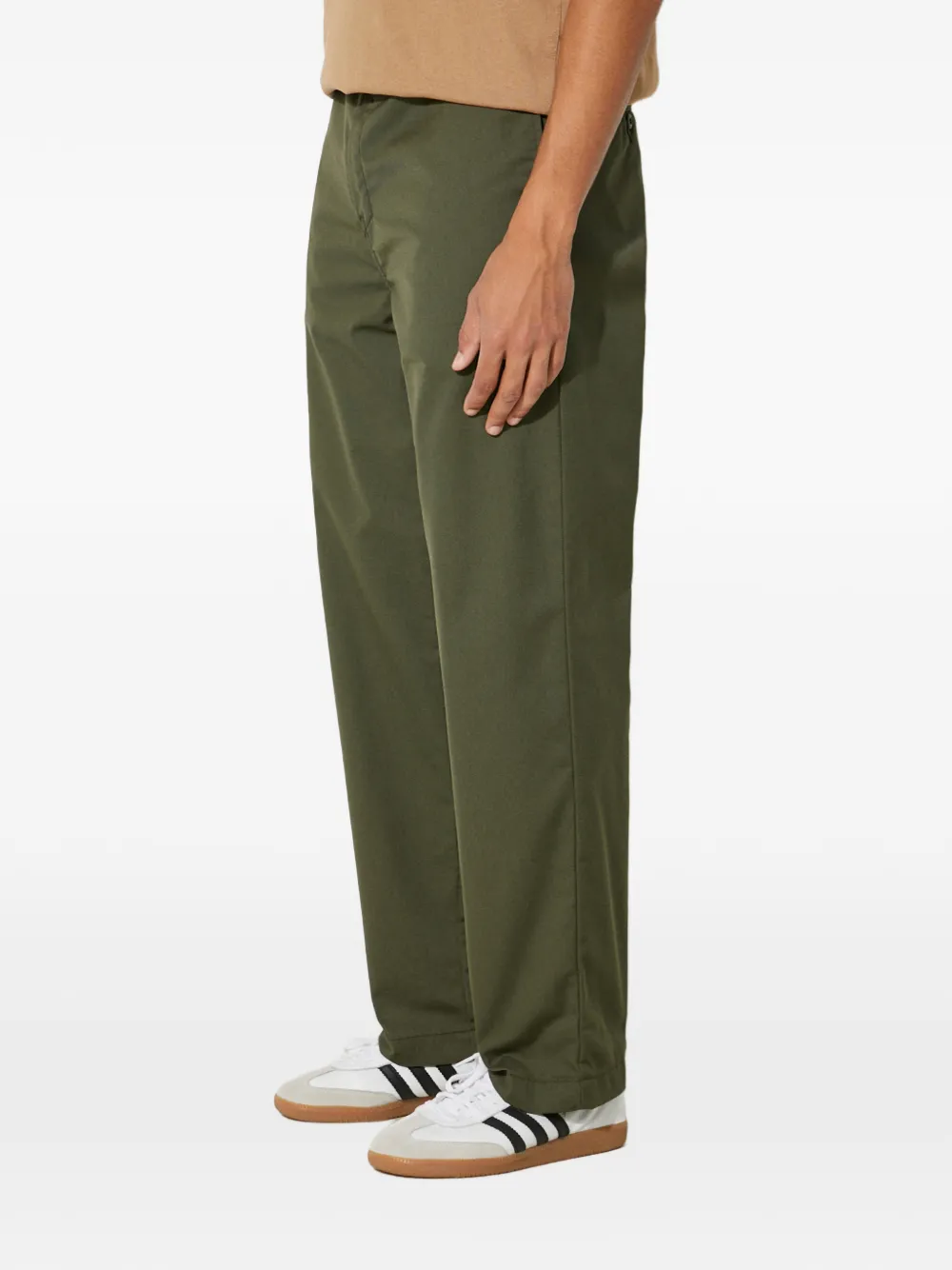 Carhartt WIP Broek met logopatch Groen