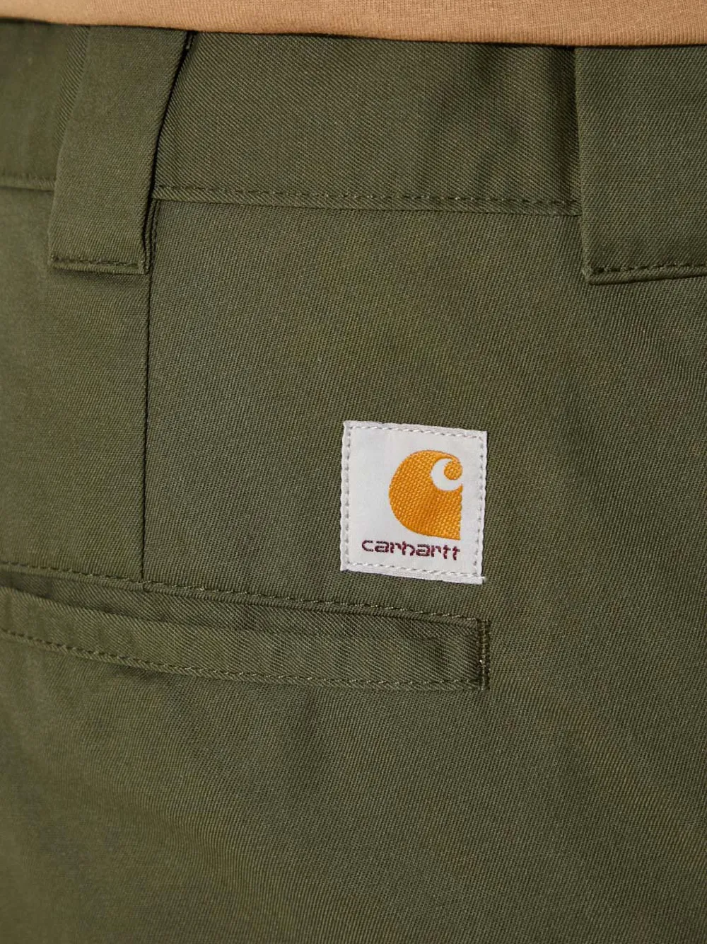 Carhartt WIP Broek met logopatch Groen