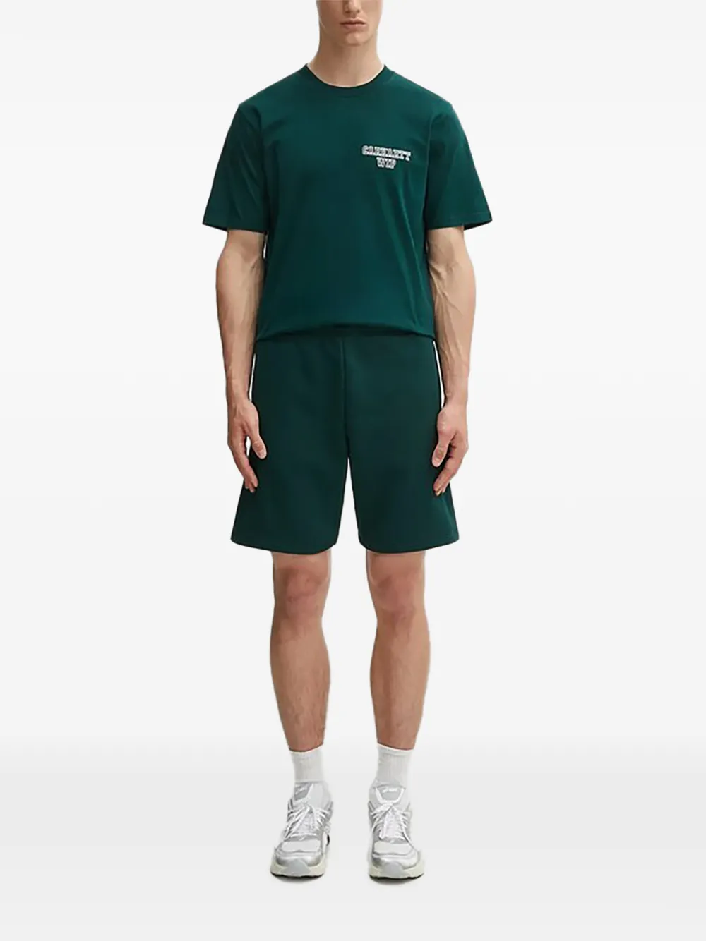 Carhartt WIP Chase trainingsshorts met opgestikte zak Groen