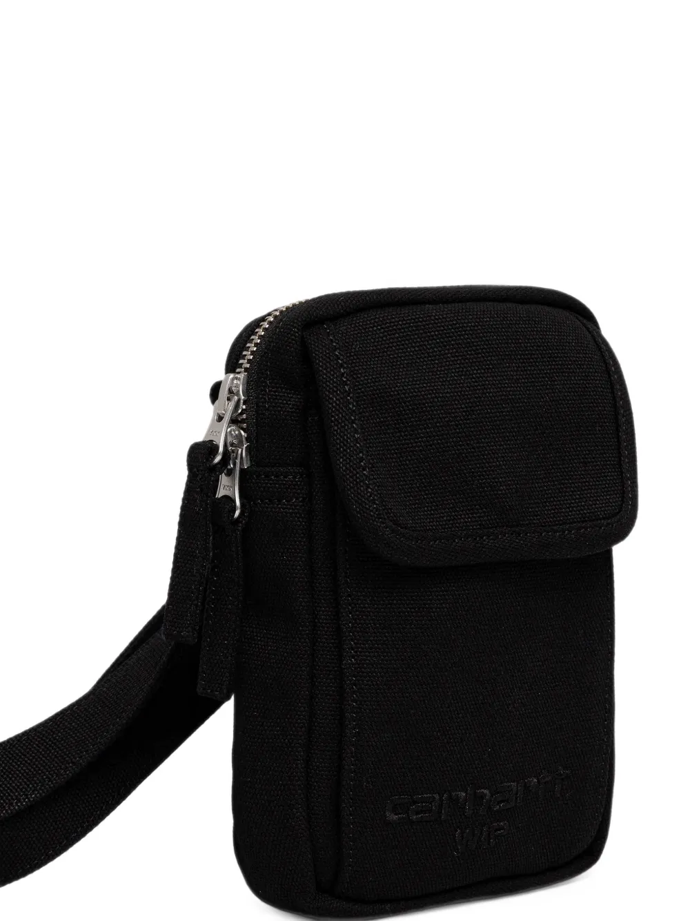 Carhartt WIP logo-embroidered belt bag Zwart