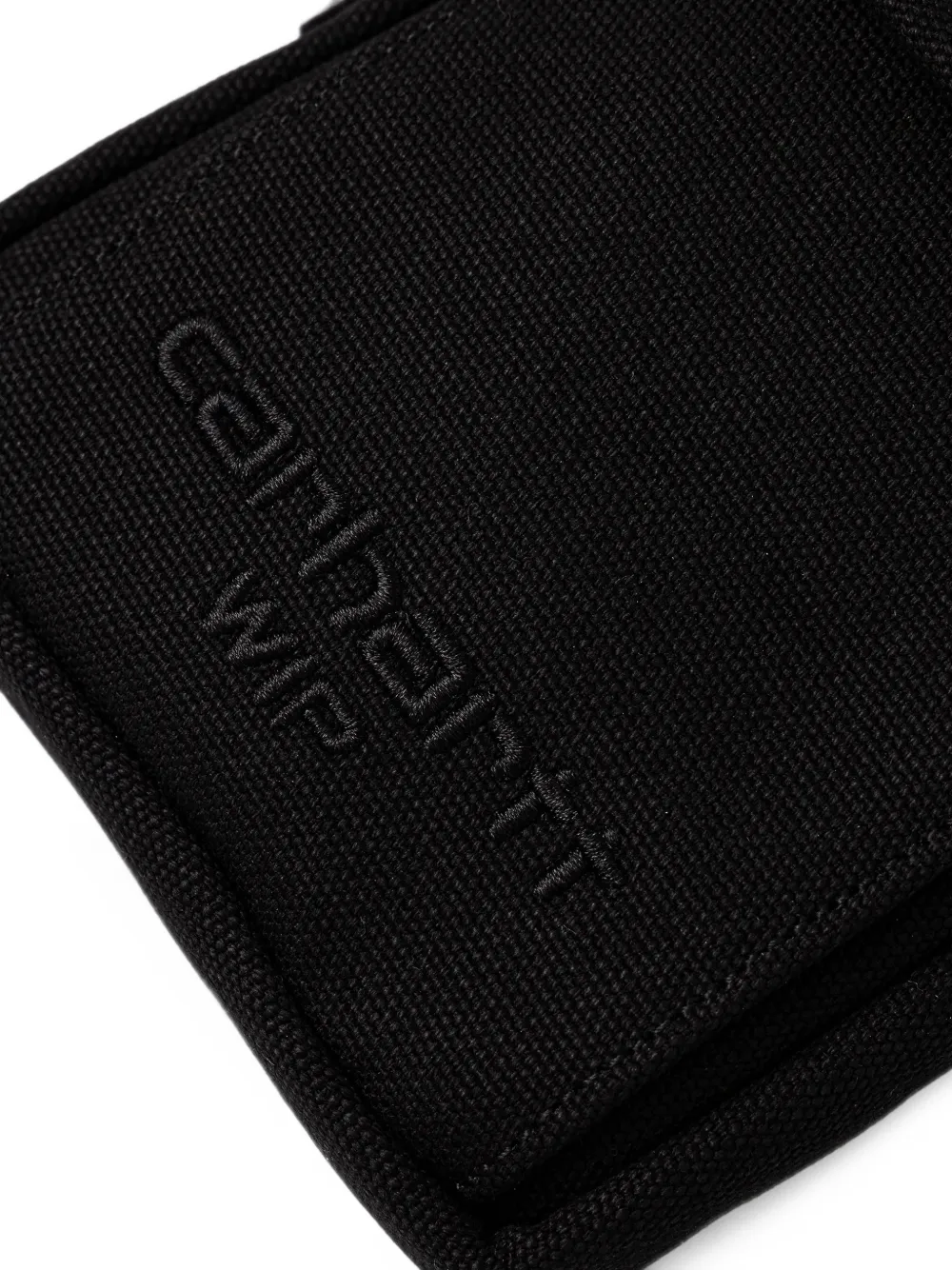 Carhartt WIP logo-embroidered belt bag Zwart