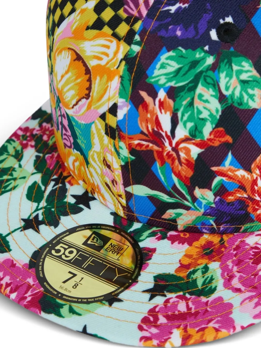 Kenzo x New Era honkbalpet met bloemenprint Blauw