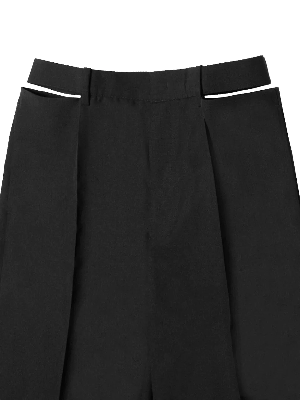 Jil Sander Broek met uitgesneden detail Zwart