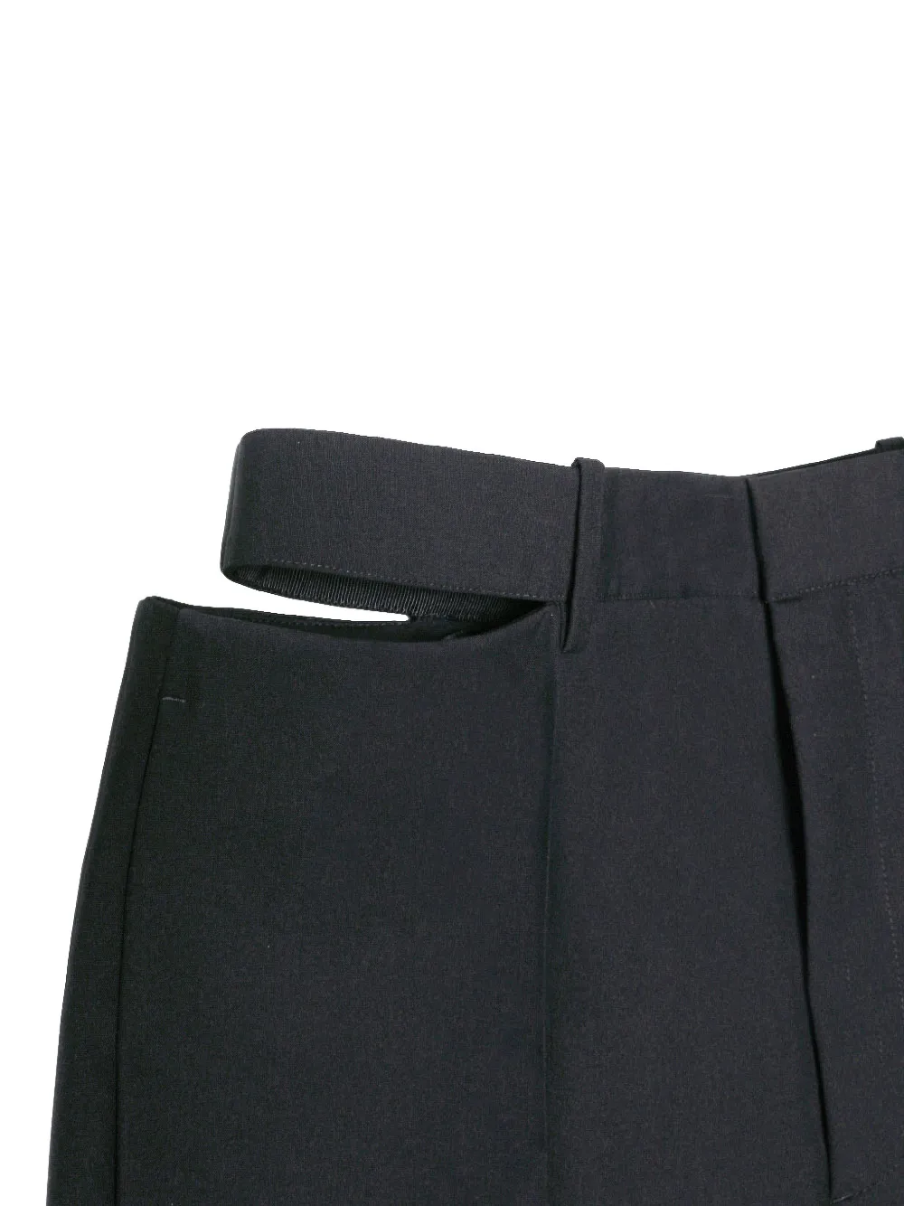 Jil Sander Broek met uitgesneden detail Zwart