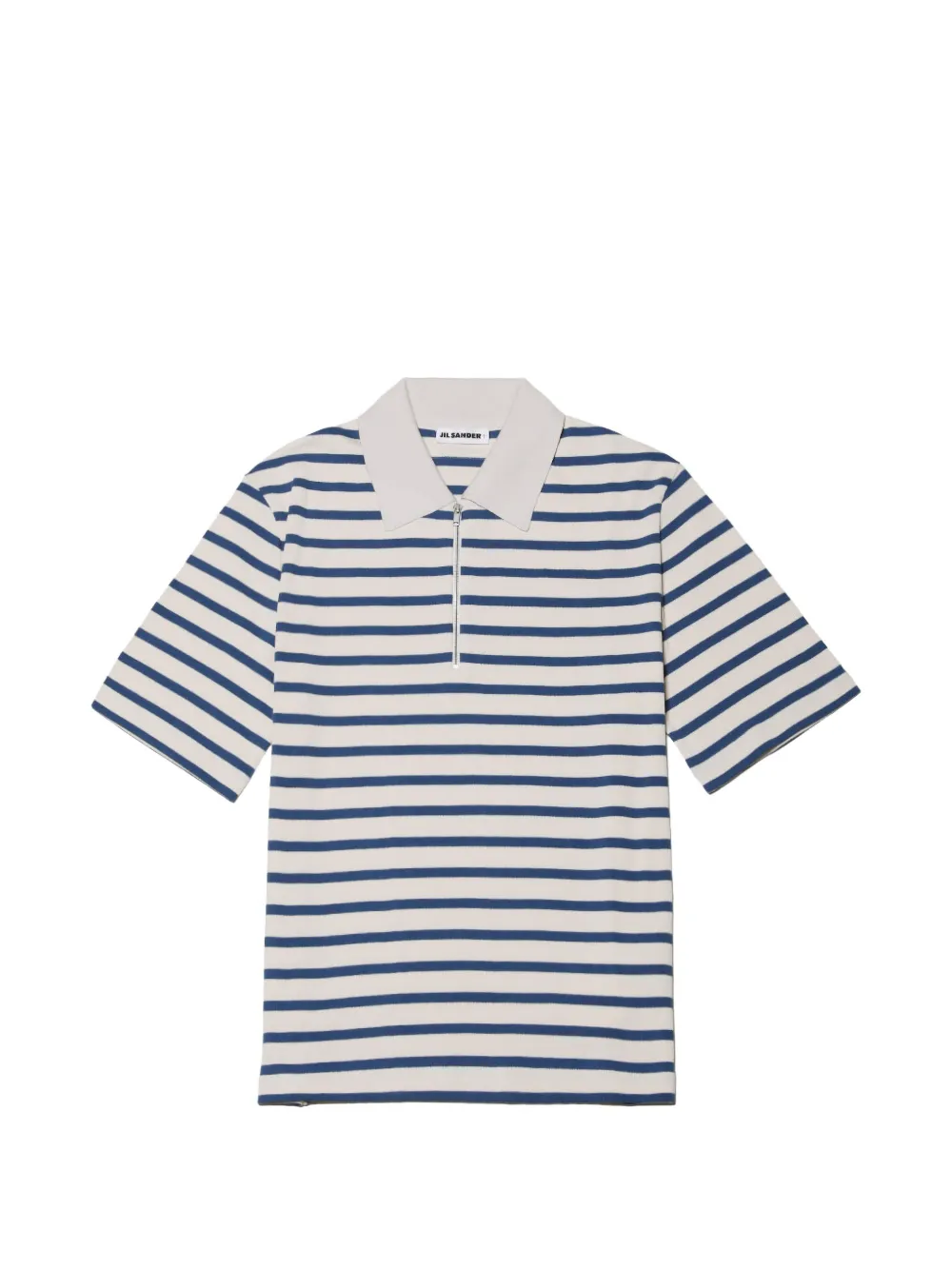 Jil Sander Polo a righe - Bianco