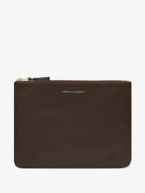 Comme Des Garçons Wallet zip logo wallet