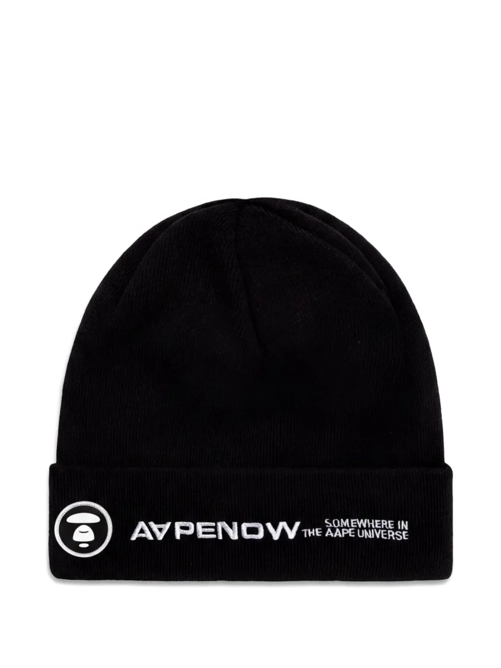 AAPE BY *A BATHING APE® logo-detail beanie hat - Nero
