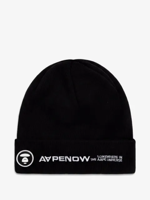 AAPE BY *A BATHING APE® logo-embroidered beanie hat