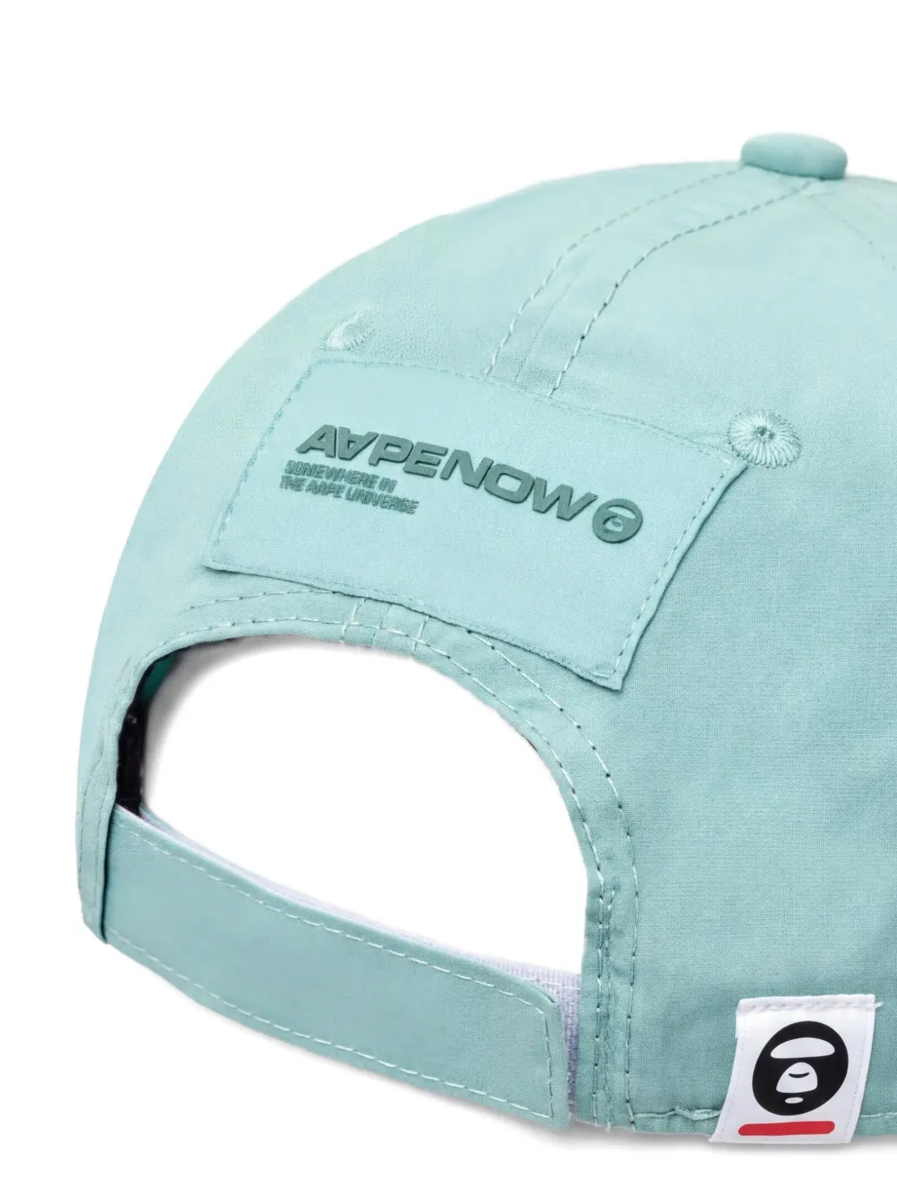 AAPE BY *A BATHING APE Honkbalpet met geborduurd logo Blauw