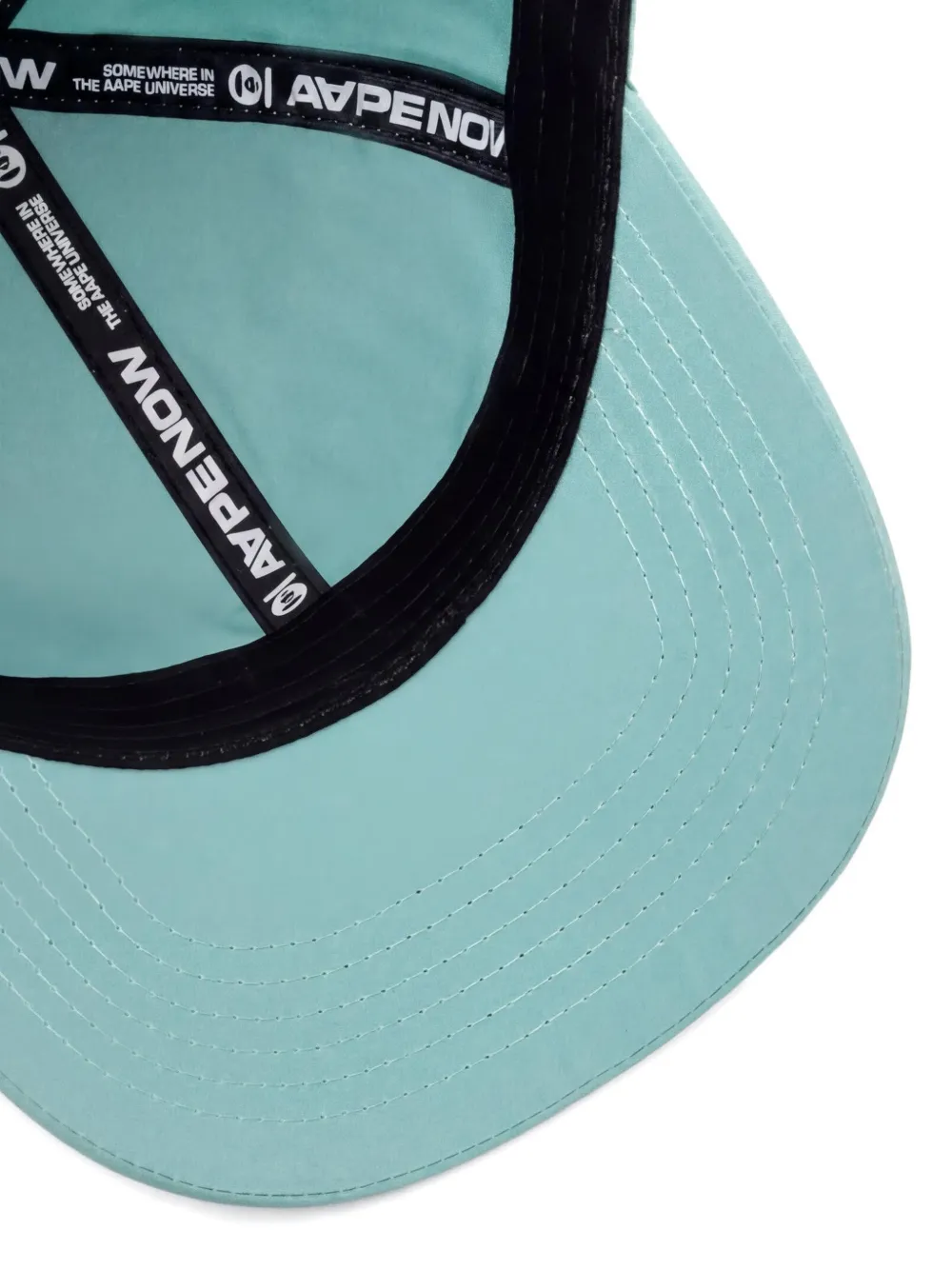 AAPE BY *A BATHING APE Honkbalpet met geborduurd logo Blauw