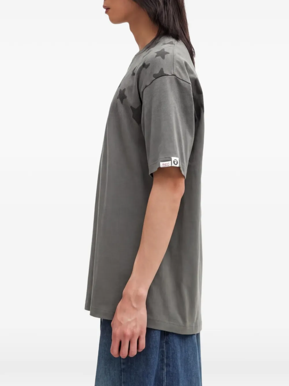 AAPE BY *A BATHING APE T-shirt met grafische print Groen