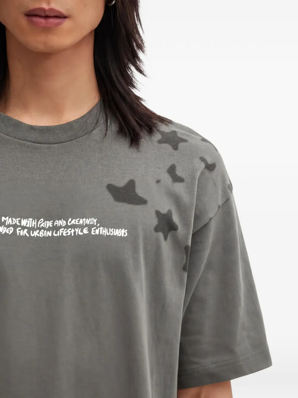 AAPE BY *A BATHING APE T-shirt met grafische print Groen