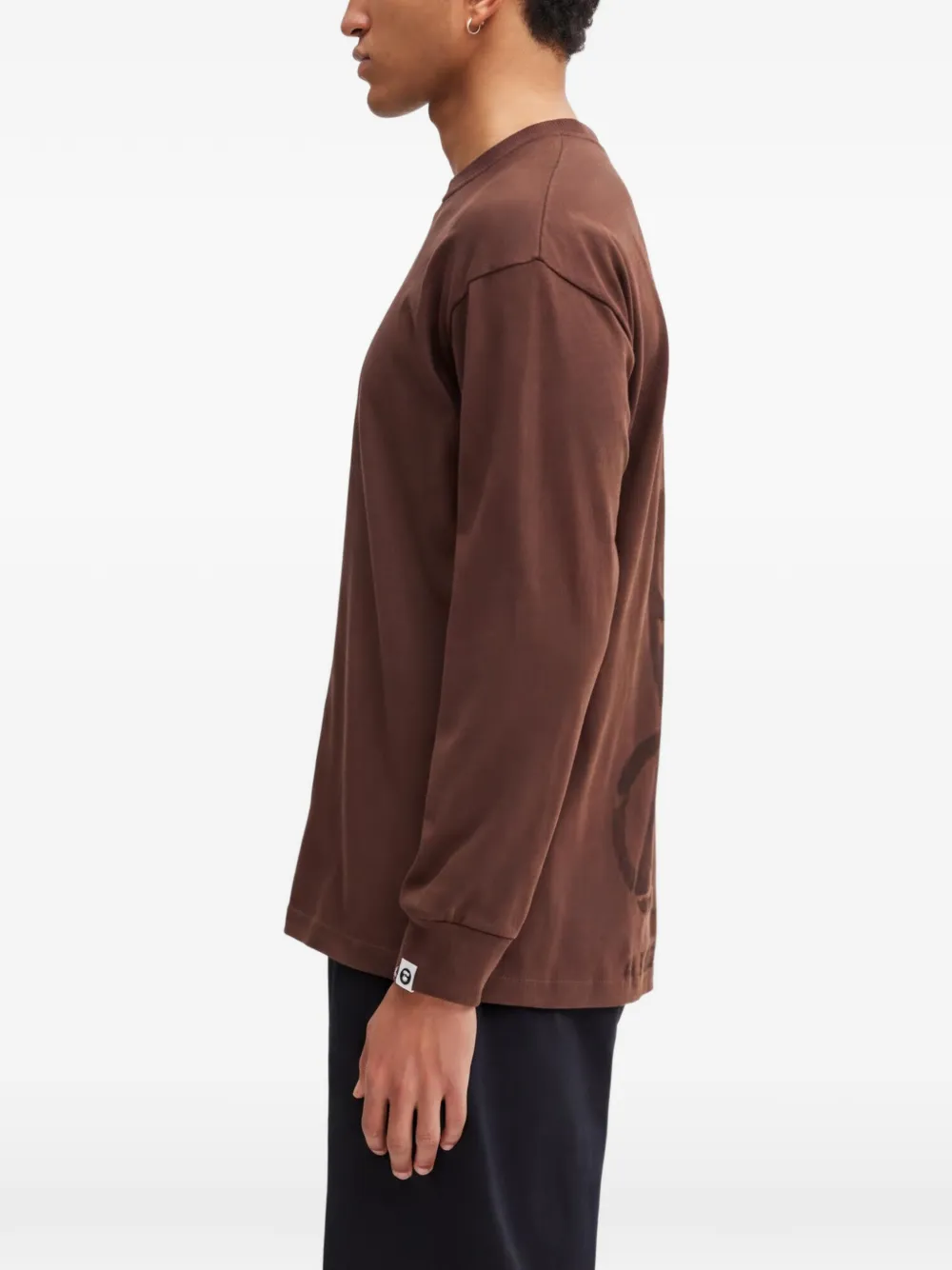 AAPE BY *A BATHING APE T-shirt met print Bruin