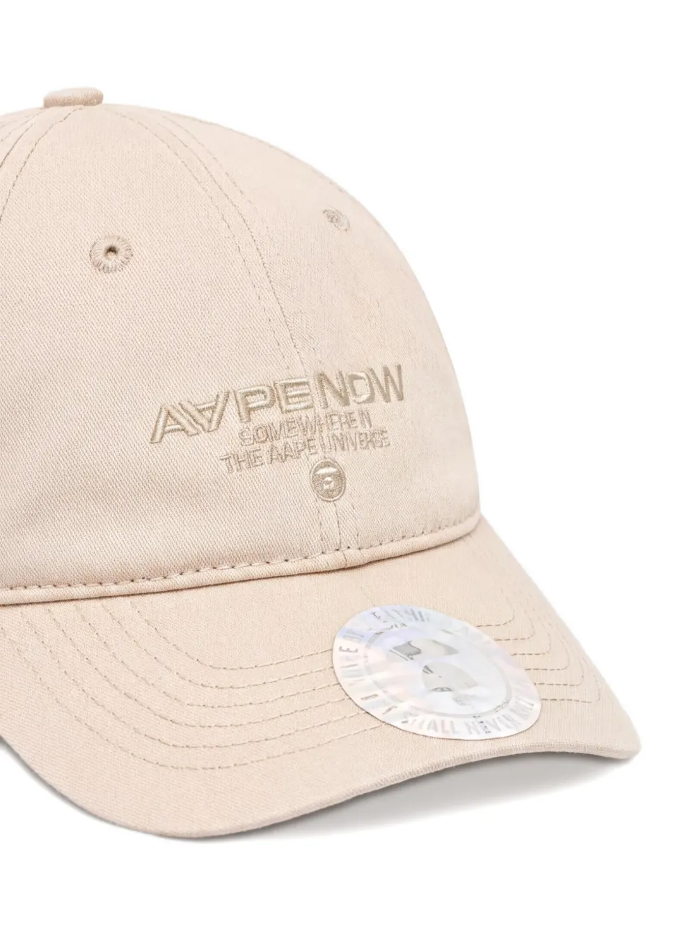 AAPE BY *A BATHING APE® Cappello da baseball con logo - Toni neutri