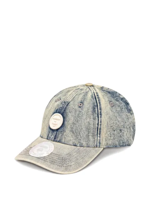 AAPE BY *A BATHING APE® logo-patch baseball cap