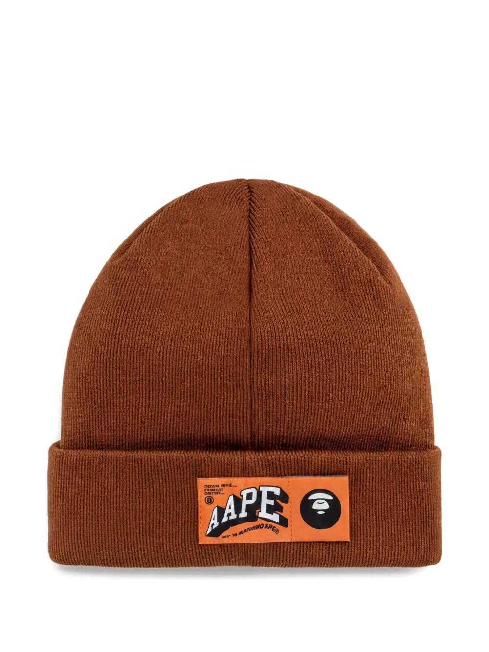 AAPE BY *A BATHING APE Muts met logopatch Bruin