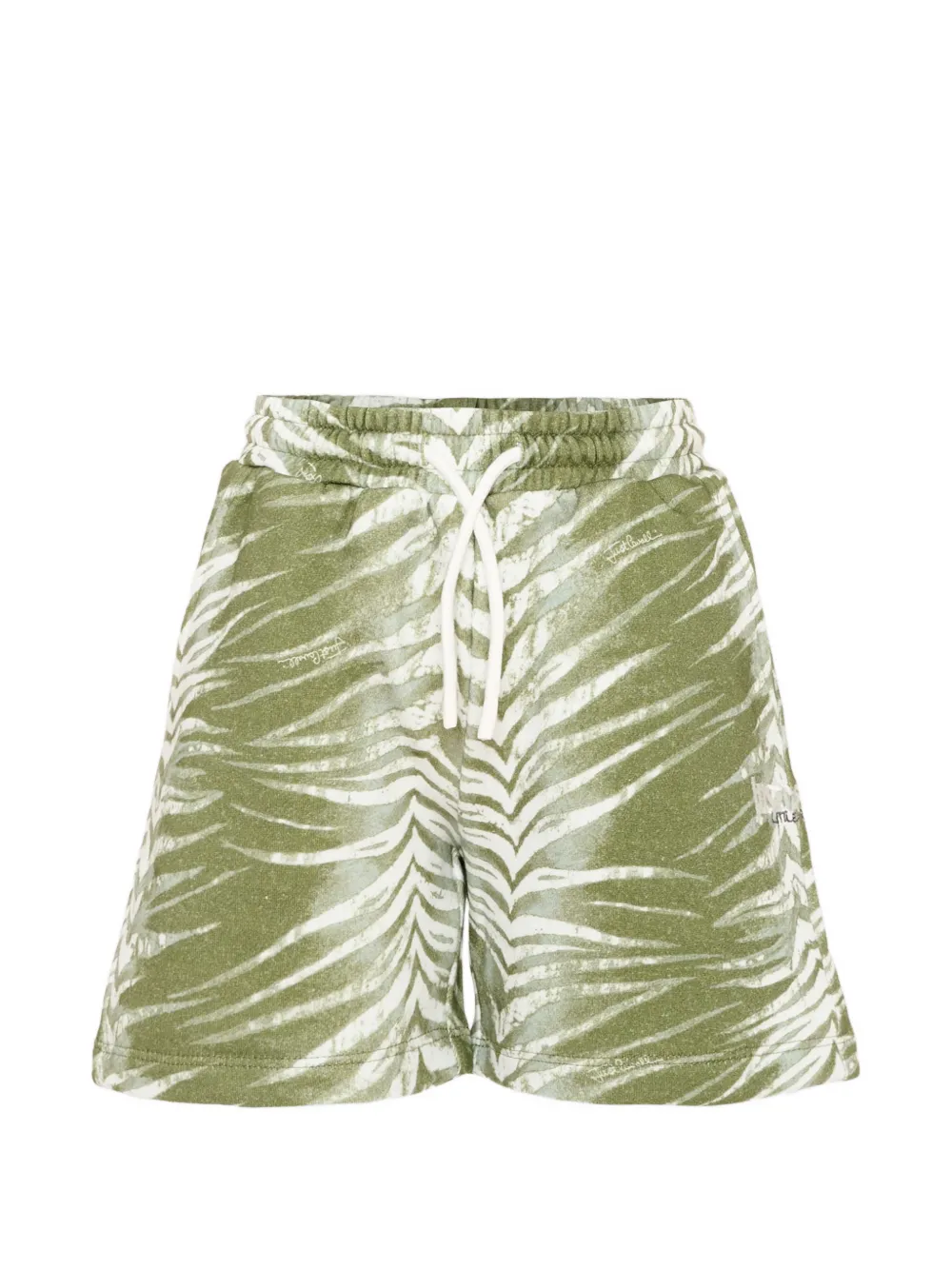 Just Cavalli Kids zebra print shorts - Verde