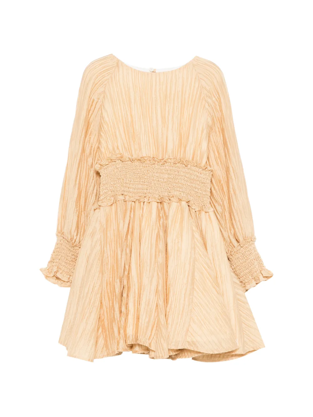 Douuod Kids textured dress - Yellow