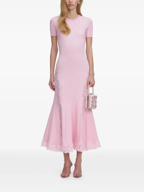 Self-Portrait lace midi dress